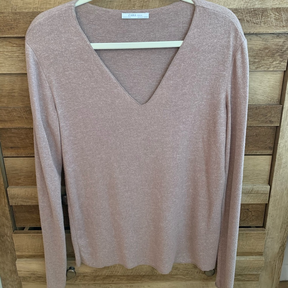 ZARA Super Soft VNeck Sweater